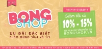 Khuyễn mãi giảm giá các sản phẩm nhân dịp 30/4 - 1/5