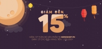 Vui Trung Thu - Giảm đến 15% Toàn bộ sản phẩm