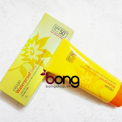 Kem chống nắng Cellio Waterproof Daily Sun Cream