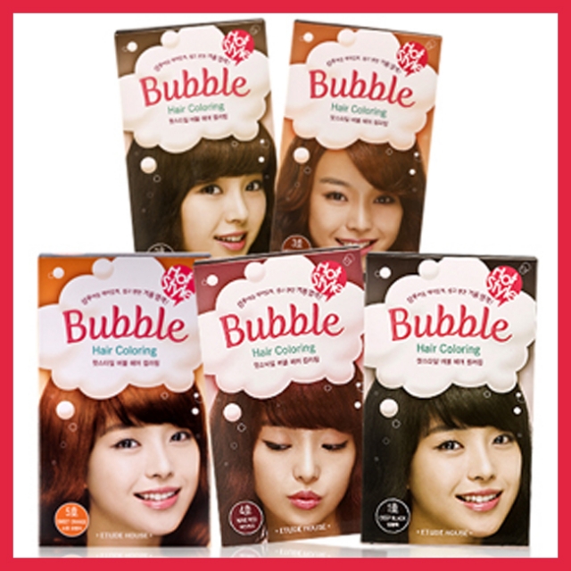 Thuốc nhuộm tóc dạng bọt Bubble hair coloring - Etude