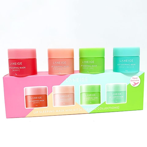 Set mặt nạ ngủ môi Lip sleeping mask mini kit (4 scented collections)