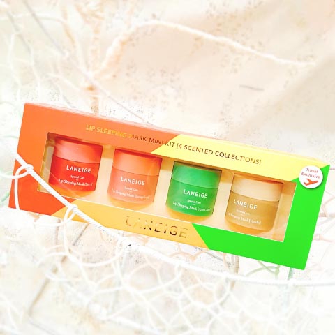 Set mặt nạ ngủ môi 4 hũ - Lip sleeping mask mini kit (4 scented collections)