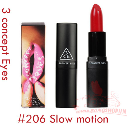 3 Concept Eyes Lip Color # 206 Slow motion