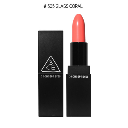 3 Concept Eyes Lip Color #505 Glass Coral