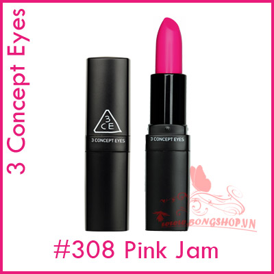 3 Concept Eyes Lip Color #308 Pink Jam