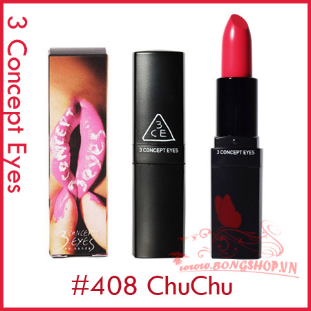 3 Concept Eyes Lip Color # 408 Chu Chu