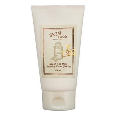 Sữa rửa mặt Skinfood trà sữa - Green Tea Milk Cleansing Foam (Fresh)