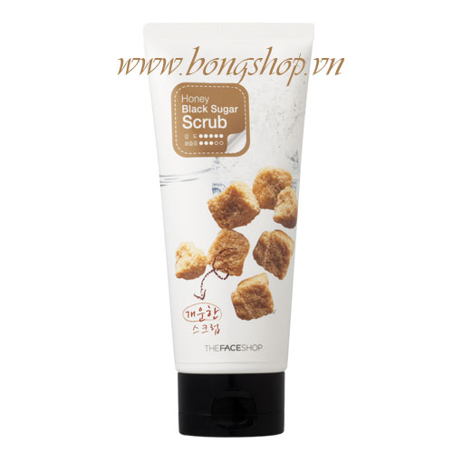 Tẩy da chết Honey Black Sugar - The Face Shop