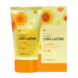 Kem chống nắng Power Long Lasting Sun Cream SPF45 PA+++  - The Face Shop 2013