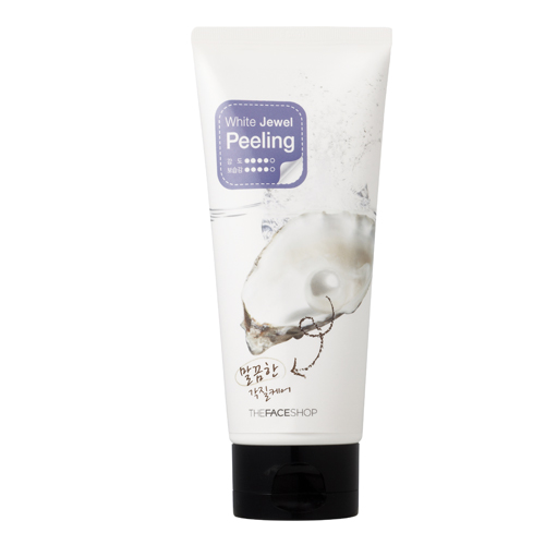 Tẩy da chết ngọc trai White Jewel Peeling The Face Shop
