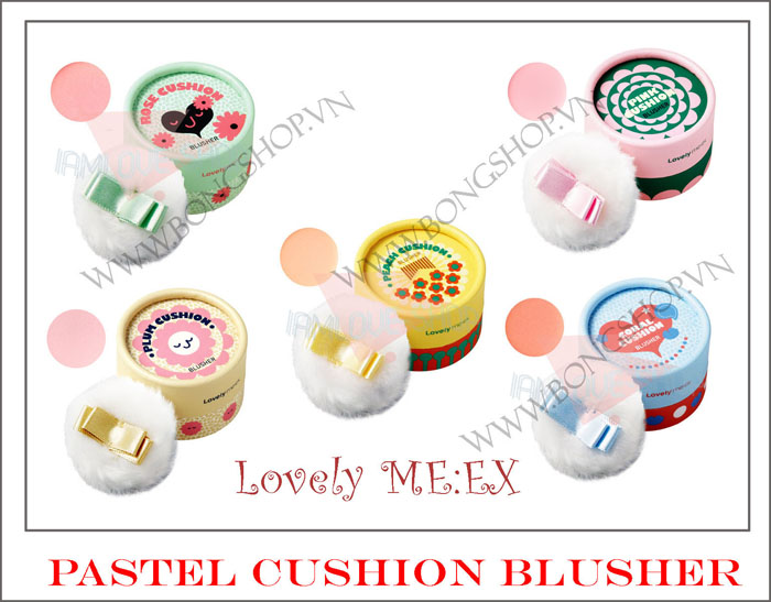 Phấn má lovely me:ex pastel cushion blusher