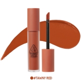 Son kem 3ce Soft lip lacquer #TAWNY RED