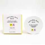 Phấn bột chống nắng Natural Sun Eco No shine sun powder Poudre solaire matifiant - The Face Shop