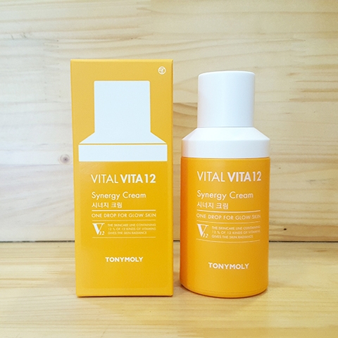 Kem dưỡng Vital vita 12 Synergy cream - Tonymoly
